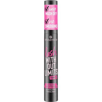 Essence Lash Without Limits Tubing Extreme Lengthening & Volume Mascara 04 Black Tubing