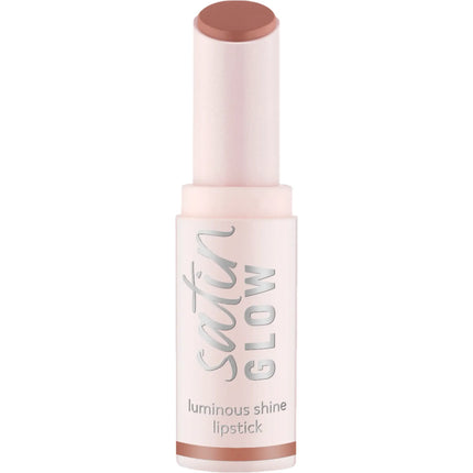Essence Satin Glow Luminous Shine Lipstick 01 Whole Latte Love