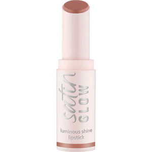 Essence Satin Glow Luminous Shine Lipstick 01 Whole Latte Love