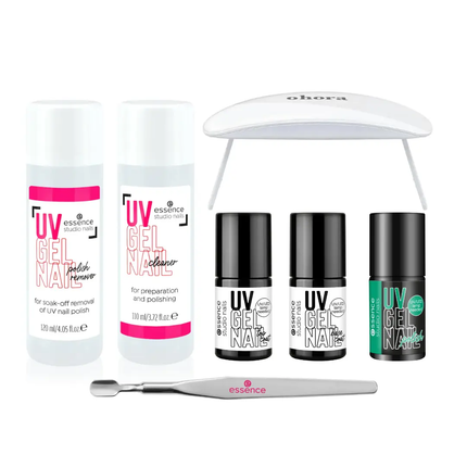 Essence Starter Set Studio Nails UV Gel Polish with Lamp
