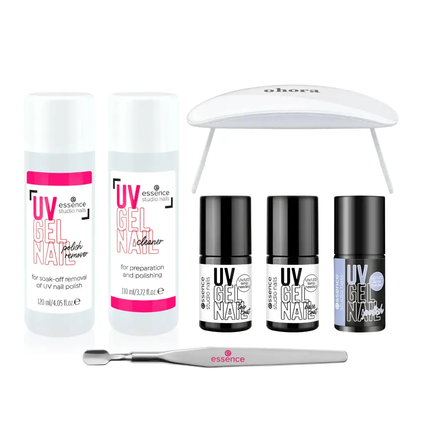 Essence Starter Set Studio Nails UV Gel Polish with Lamp