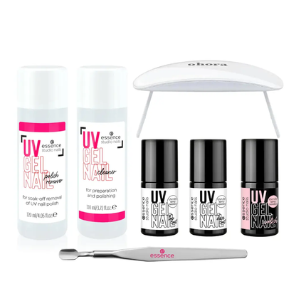 Essence Starter Set Studio Nails UV Gel Polish with Lamp
