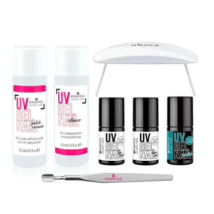 Essence Starter Set Studio Nails UV Gel Polish with Lamp
