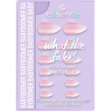 Essence What The Fake! Press-on Nails Manicure Set 03 Babyboomer