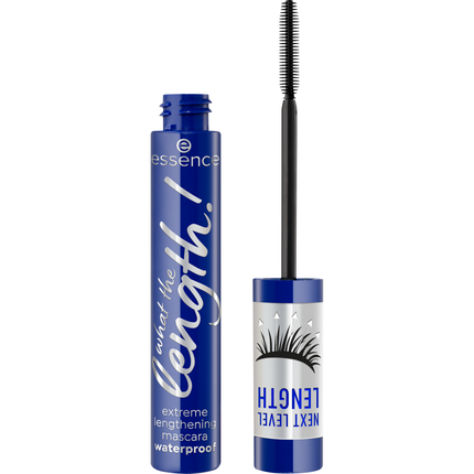 Essence What The Length! Extreme Lengthening Mascara Waterproof 02 Black Waterproof