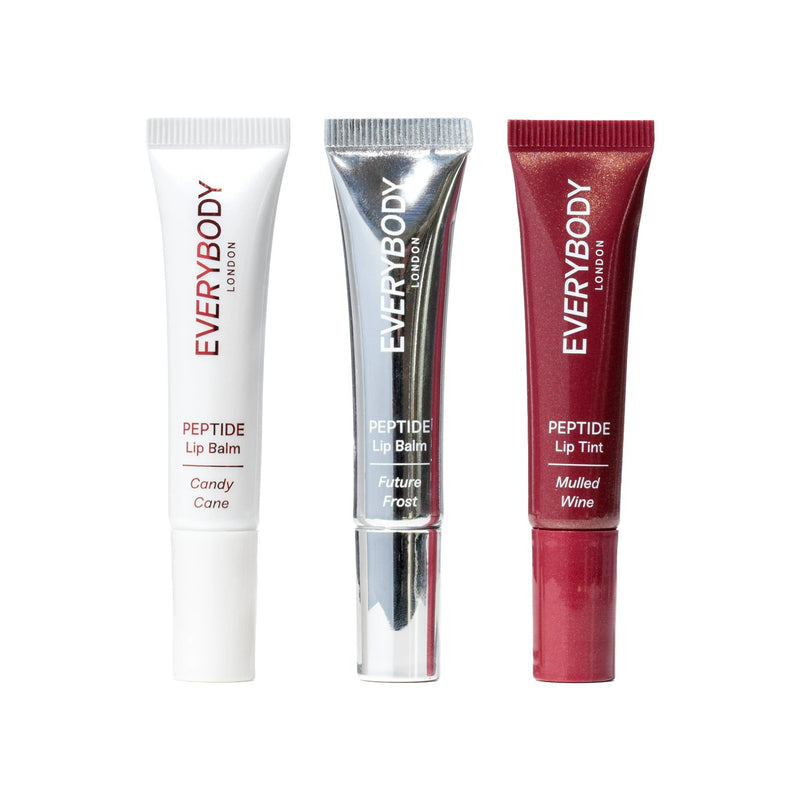 Everybody London Holiday Lip Treats, set met drie peptide lip tints, foto 5 van 6