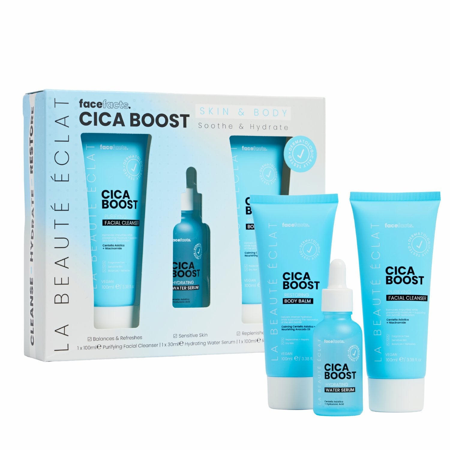 Buy Face Facts La Beaute Eclat Soothe & Hydrate Gift Set (set