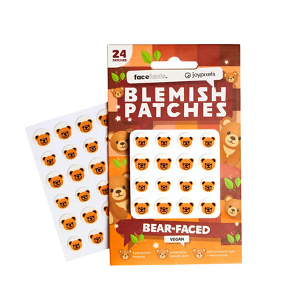 Face Facts x JoyPixels Blemish Patches Bear Faced