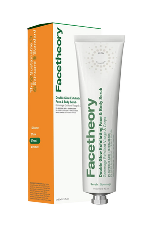 Double Glow Exfoliating Face &amp; Body Scrub Gently Scented