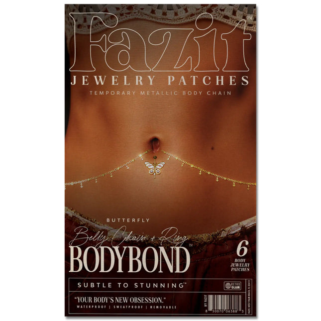 Fazit Butterfly Belly Chain and Ring Bodybond