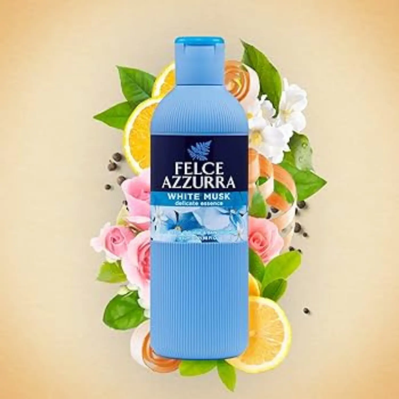 Buy Felce Azzurra Shower Gel White Musk 650 ml online | Shop at