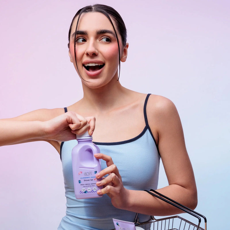 Fluff Shower Gel Blueberry Mochi