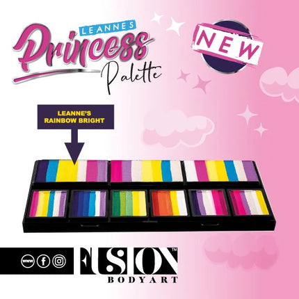 Fusion Body Art Leanne's Princess Petal Palette