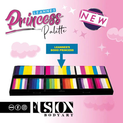 Fusion Body Art Leanne's Princess Petal Palette