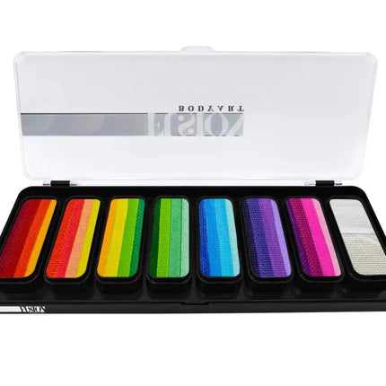 Fusion Body Art Thin Strokes Rainbow Rush Palette