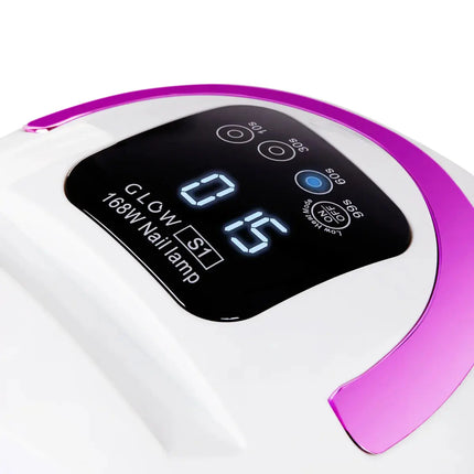 Glow UV LED Nagellamp Dual S1 168W Pink