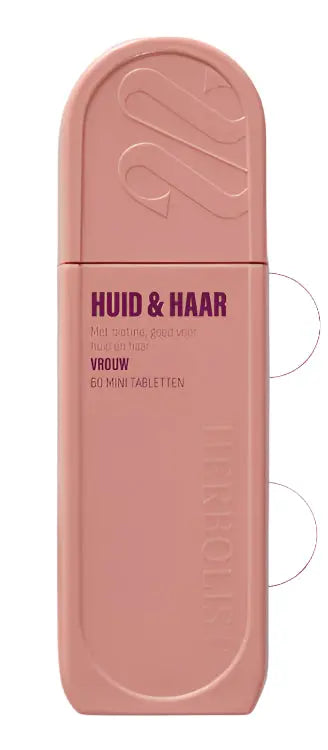 Herbolist Huid & Haar 60 Mini Tabletten