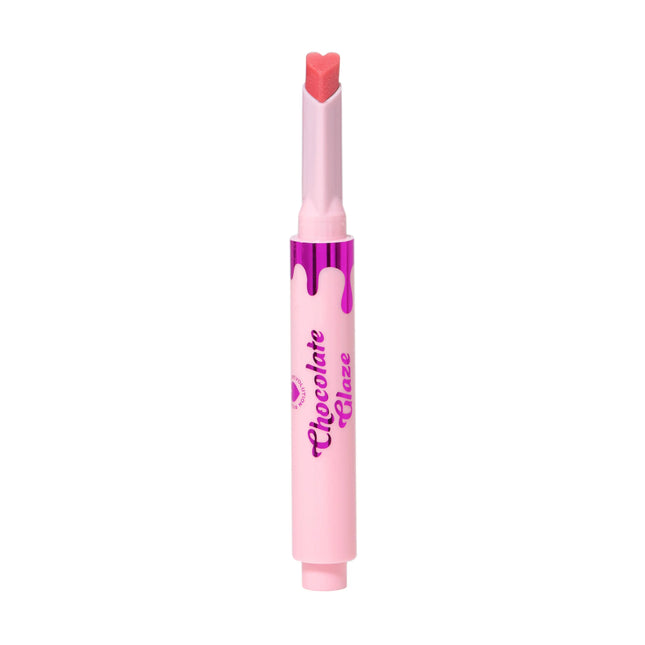 I Heart Revolution Chocolate Glaze Lip Gloss Pen Icing Pink Shimmer