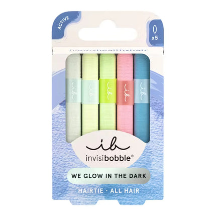 Invisibobble Hairtie Glow In The Dark 5pc