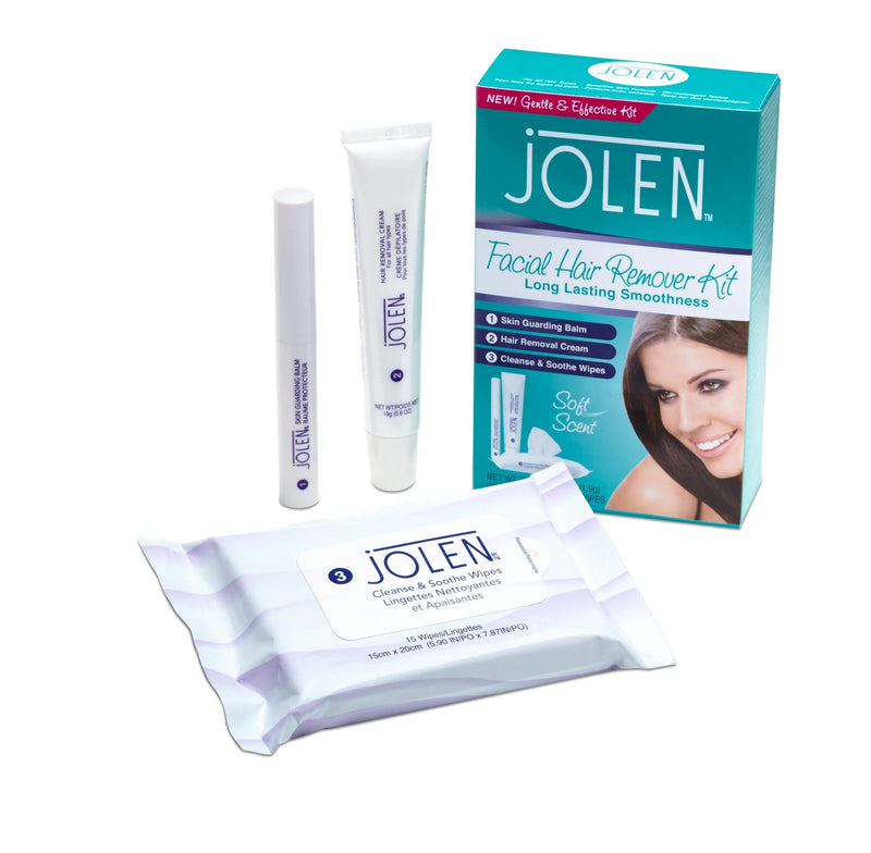 Jolen Facial Hair Remover Kit 2