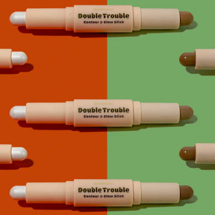 Kara Beauty Double Trouble Contour & Glow Stick Ash Brown
