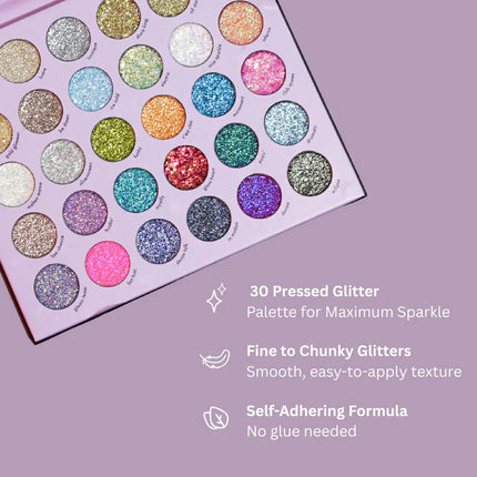 Kara Beauty Electric Disco Pressed Glitter Palette