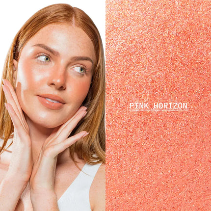 Kara Beauty Sunlit Glow Baked Luminous Blush Pink Horizon