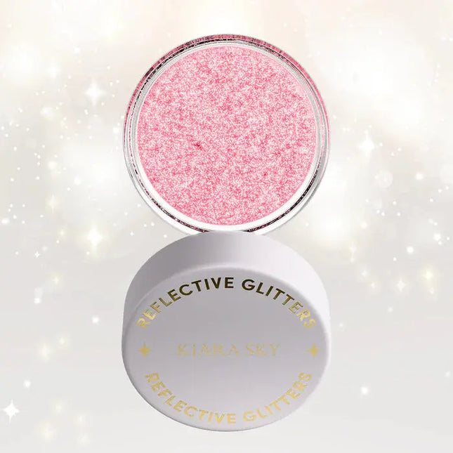 Kiara Sky Reflective Glitter Rosé Fizz