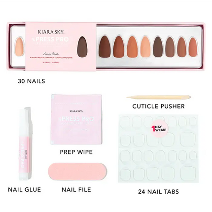 Kiara Sky xPress Pro Press-on Nails Cocoa Rush