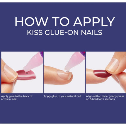 Kiss Salon Acrylic French Nails Kit Je T'aime