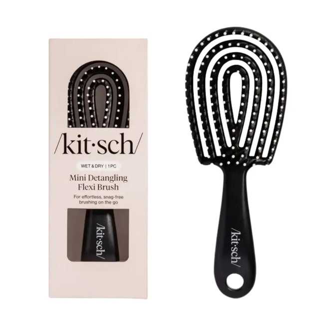 Kitsch Detangling Flexi Brush Mini Black