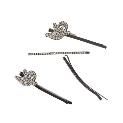Kitsch Extra Long Metal Rhinestone Bobby Pins Ghost