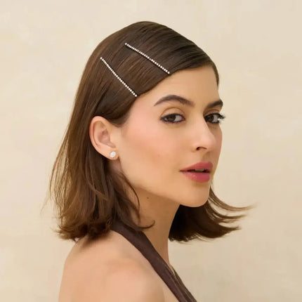 Kitsch Extra Long Metal Rhinestone Bobby Pins Ghost