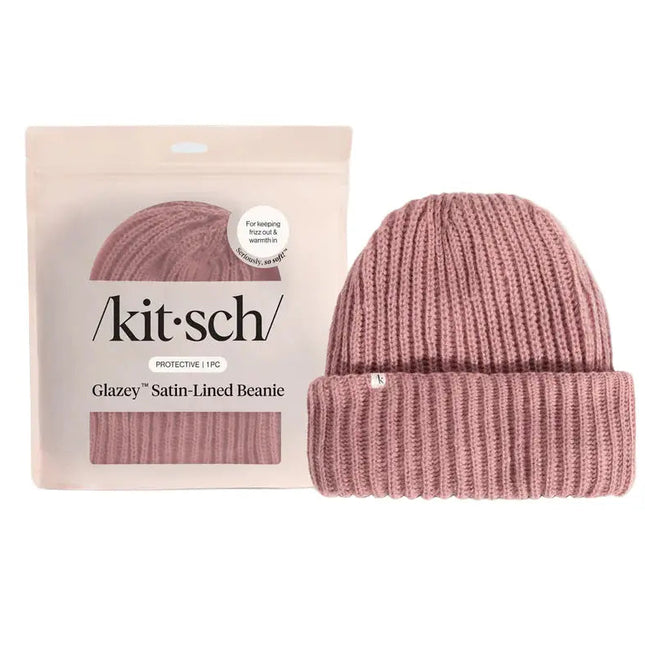 Kitsch Glazey™ Satin Lined Beanie Blush