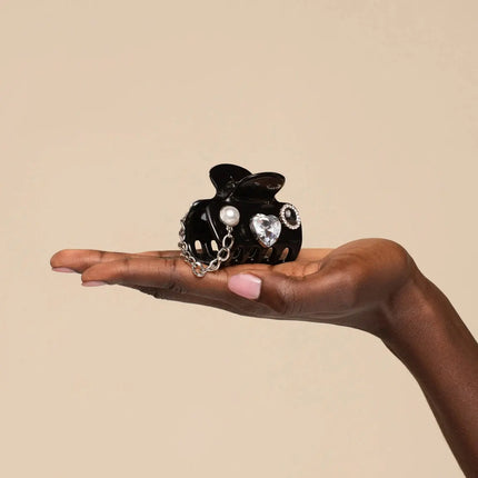 Kitsch KitschPop Charms & Cloud Clip Set Vintage Black