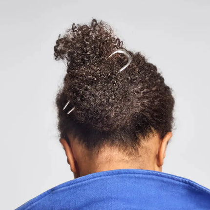 Kitsch Metal French Hair Pin Silver