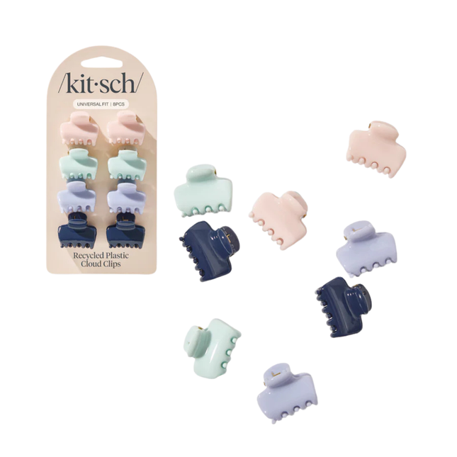 Kitsch Recycled Plastic Mini Cloud Clips Set Garden Bouquet