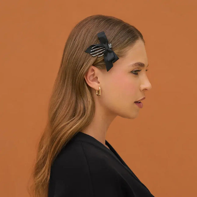 Kitsch Skeleton Flat Claw Clips