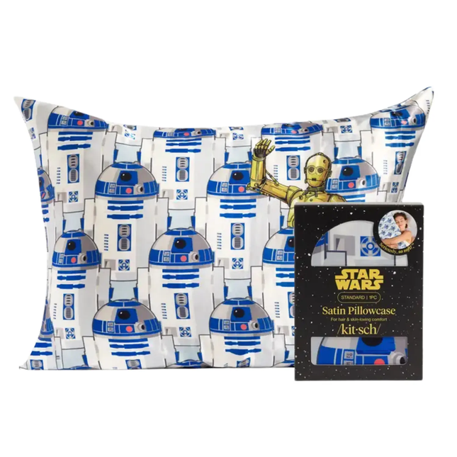 Kitsch Star Wars™ Satin Pillowcase R2-D2 & C-3PO