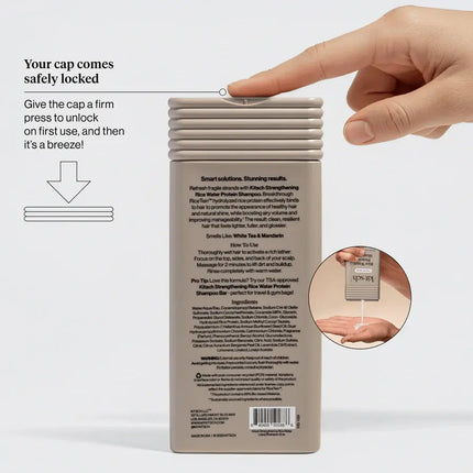 Kitsch Strengthening Rice Water Protein Shampoo