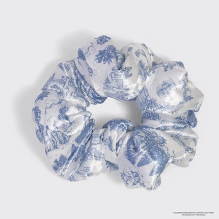 Kitsch x Bridgerton Satin Pillow Scrunchies® Toile In Bloom