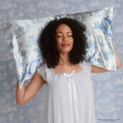 Kitsch x Bridgerton Satin Pillowcase Garden Toile King