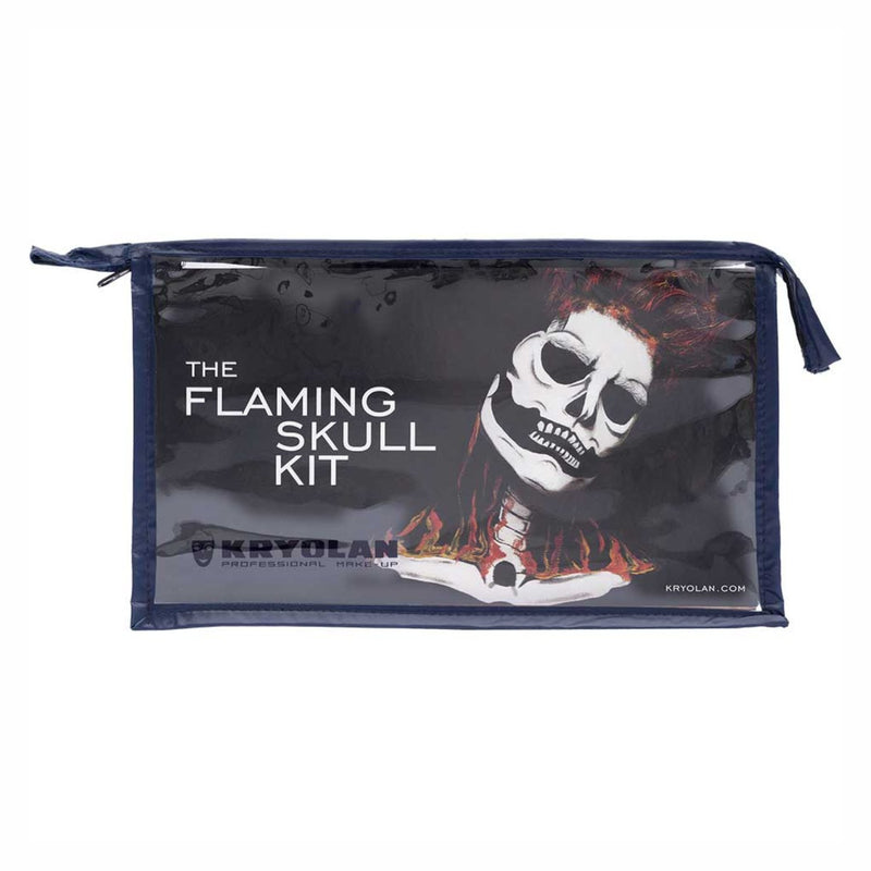 Kryolan Professional Make-up The Flaming Skull Kit