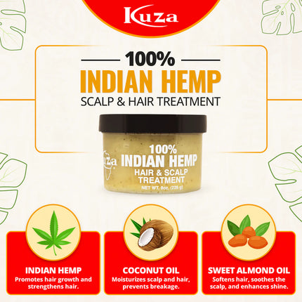 Kuza Indian Hemp Hair & Scalp