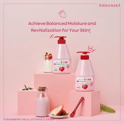 Kwailnara Milk Body Lotion Strawberry