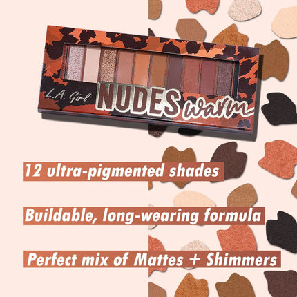 LA Girl Nudes Eyeshadow Warm