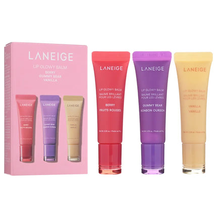 Laneige Lip Glowy Balm Trio Set