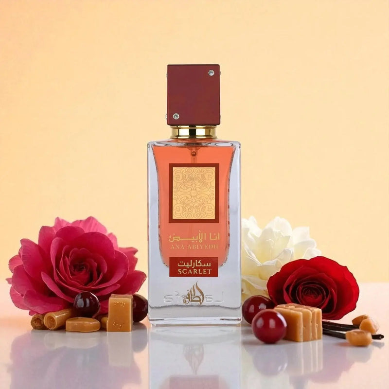 Buy Lattafa Ana Abiyedh Scarlet Eau De Parfum | Shop at Boozyshop!