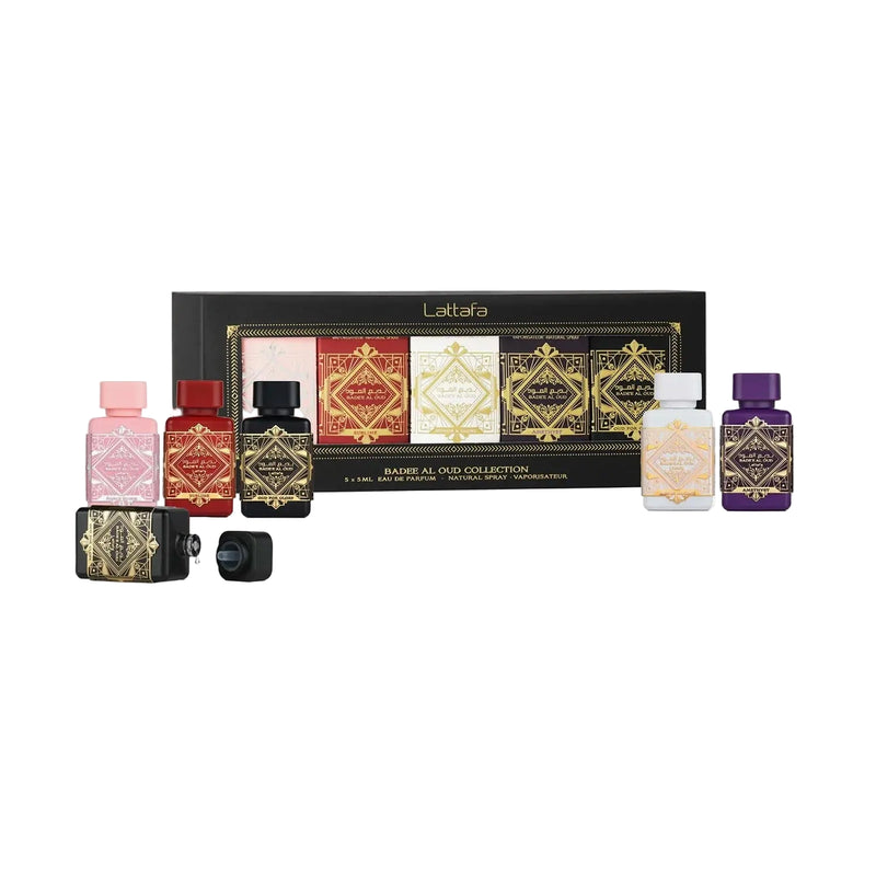 Lattafa Badee Al Oud Discovery Set 5x 5 ml.