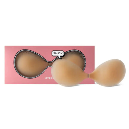 Litchy Adhesive Bra Sandy Cup C